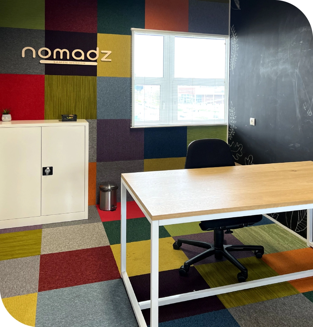 Afbeelding werkplek Privé kantoor Nomadz
